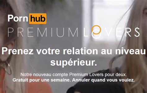 pornhub lance premium lovers un abonnement premium pour les couples