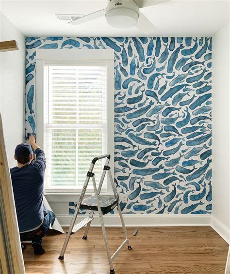 How To Install A Removable Wallpaper Mural | Young House Love | Removable wallpaper, Young house ...