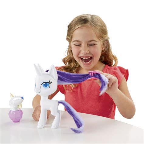 My Little Pony Magical Mane Rarity Toy 65 Inch Hair Styling Pony