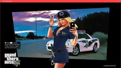Woman Cop Startup Loading Screen Gta Mods Com