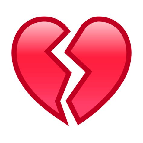 Broken Heart Emoji Png Apple Drawing
