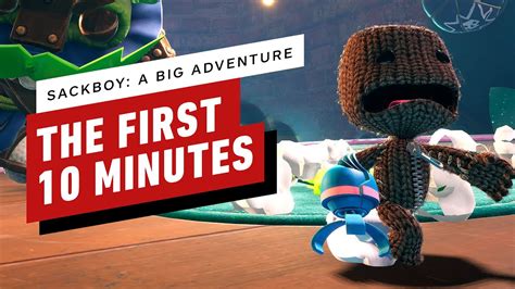 The First 10 Minutes Of Sackboy A Big Adventure On Ps5 4k Youtube