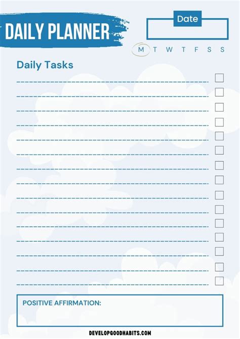 11 Free Printable Daily Planner Templates For 2024