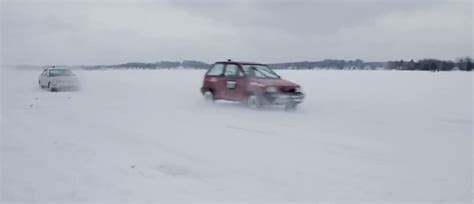 Would You Drive Your Car Across A Frozen Lake Michigan
