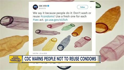 Cdc Do Not Wash Or Reuse Condoms