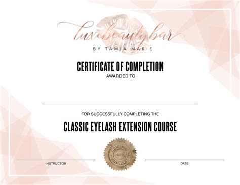 Alright, so you've come to us to learn how to braid, eh? Eyelash extension certificate - editable template ...