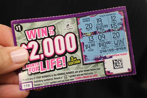 South Windsor woman wins $2,000 a month for life on CT Lottery ticket