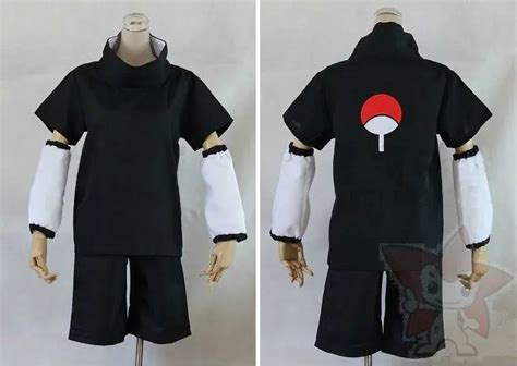 Cheap Black Naruto Uchiha Sasuke Chunin Exam Cosplay Costume Christmas