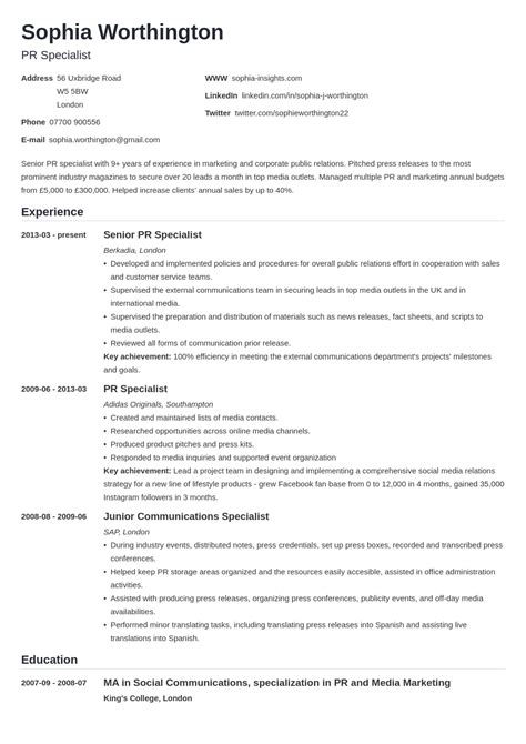 How To Write A Cv Personal Statement Examples