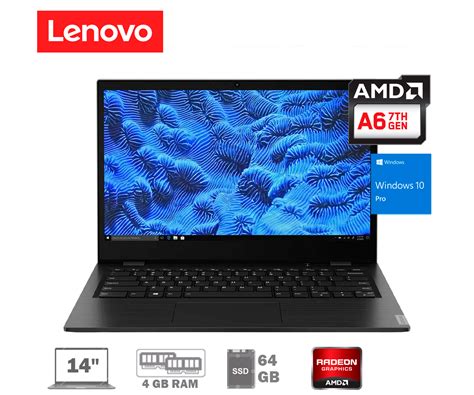 Laptop Lenovo 14w 81mq00aklm 14 Full Hd 1920 X 1080 Amd A Series A6