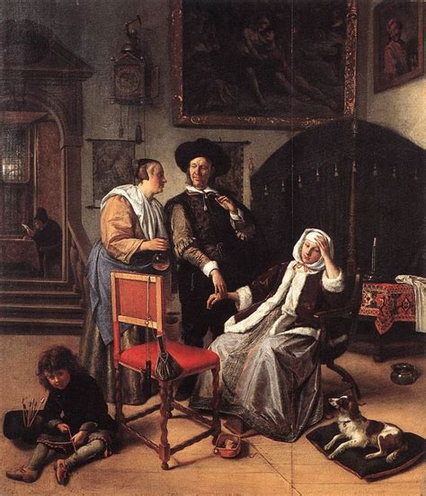 Jan Steens The Doctors Visit 17th Century