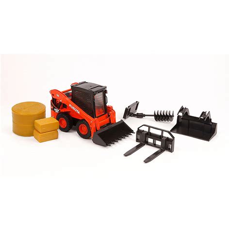 Kubota Toy Skidsteer With Attachments Schmidt And Sons Inc