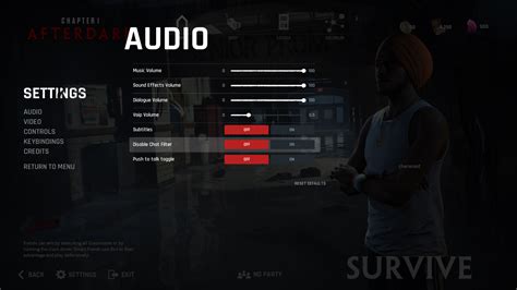 Audio Last Year Interface In Game