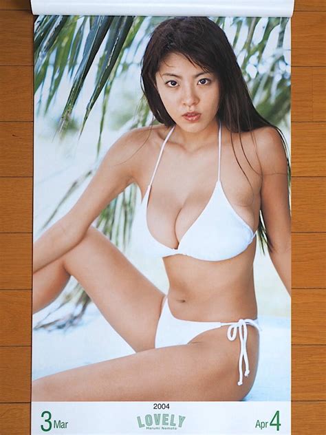 2004 Year Nemoto Harumi B3 Cut Calendar Unused Storage Goods Real