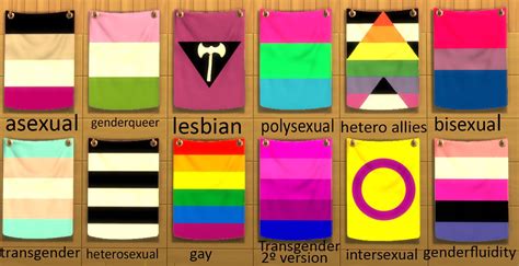An avoidance that can be considered deliberate. Mod The Sims - Pride flags set