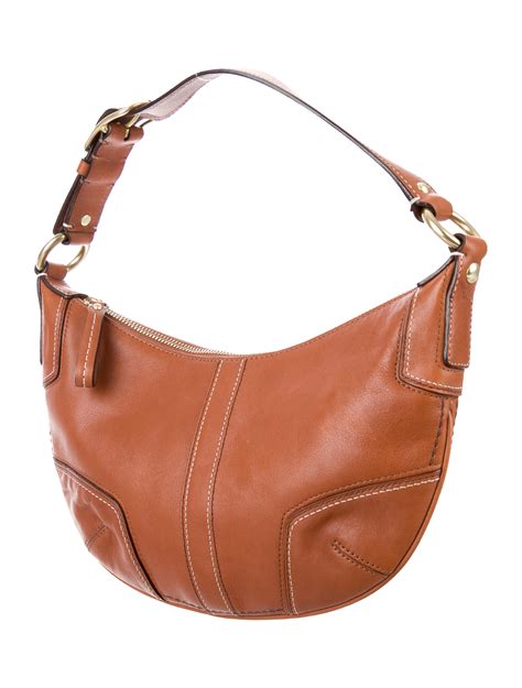 Coach Small Leather Hobo Handbags Cch21139 The Realreal