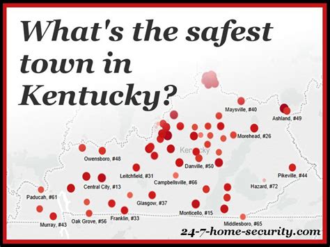 Safest Cities In Kentucky 2015 247 Home Security Safe Cities Home