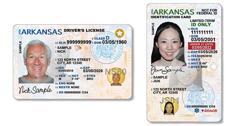 These are licenses and ids that will be required to. State unveils new Arkansas driver's licenses and ID cards ...