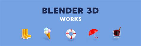 Blender 3d Works On Behance