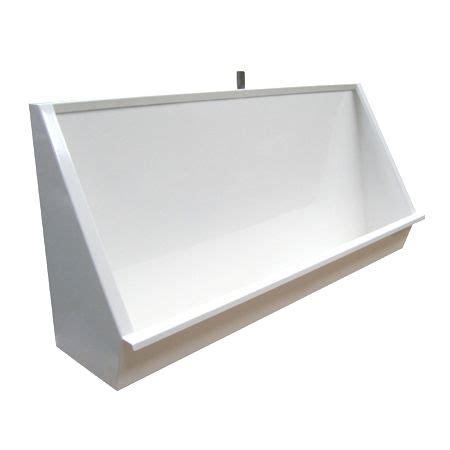 Stainless Steel Coloured Urinal Trough Blue White Black Red