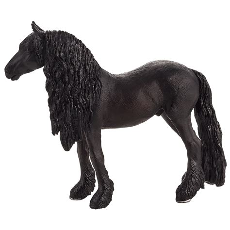 Mojo Realistic Horse Figurine Friesian Gelding
