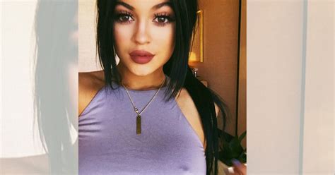Has Kylie Jenner Had Her Nipple Pierced 17 Year Old Sparks Concern With Revealing Instagram