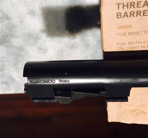 Sold Silencerco Beretta M992 Threaded Barrel W Wc Locking Block