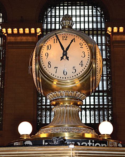 Grand Central Terminals Four Sided Seth Thomas Clock Which Has Stood