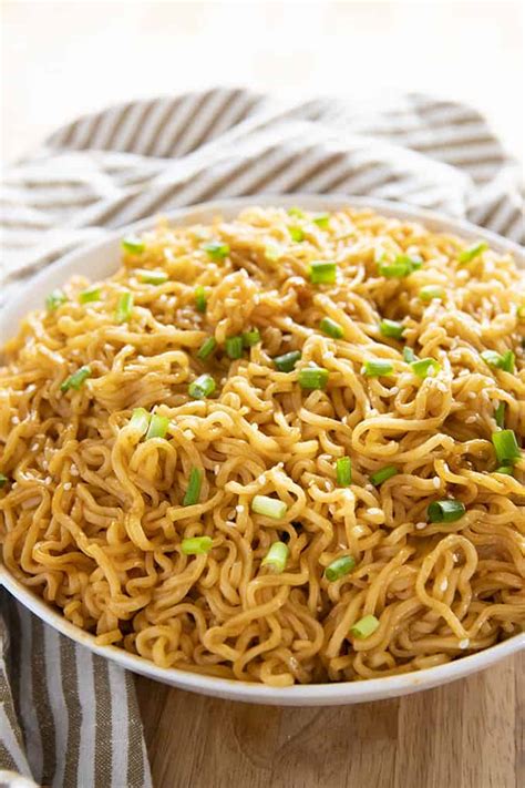 Sesame Garlic Ramen Noodles Craving Recipe