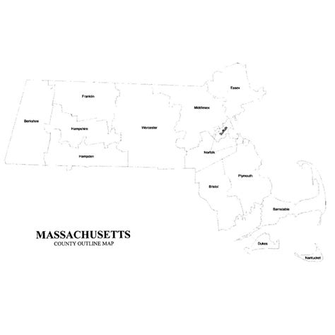 Massachusetts County Map Jigsaw Genealogy