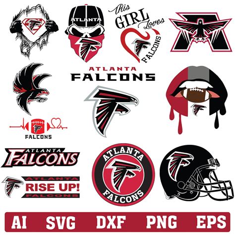 Atlanta Falcons Logo Nfl Football Svg Cut File For Cricut Etsy