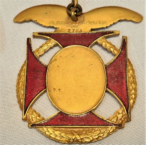 Ww1 Ww2 Usa Military Order Of The World Wars Medal Commander Award With
