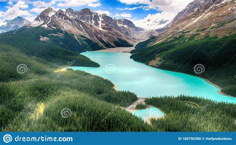 Moraine Lake Valley Of The Ten Peaks Alberta Canada Banff National