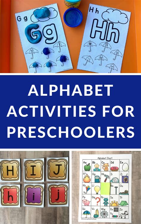 8 Alphabet Activities For Preschoolers