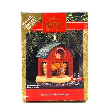 1990 Santas Ho Ho Hoedown Christmas Ornament Hallmark Etsy