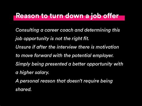 How To Decline A Job Offer Professionally With Examples
