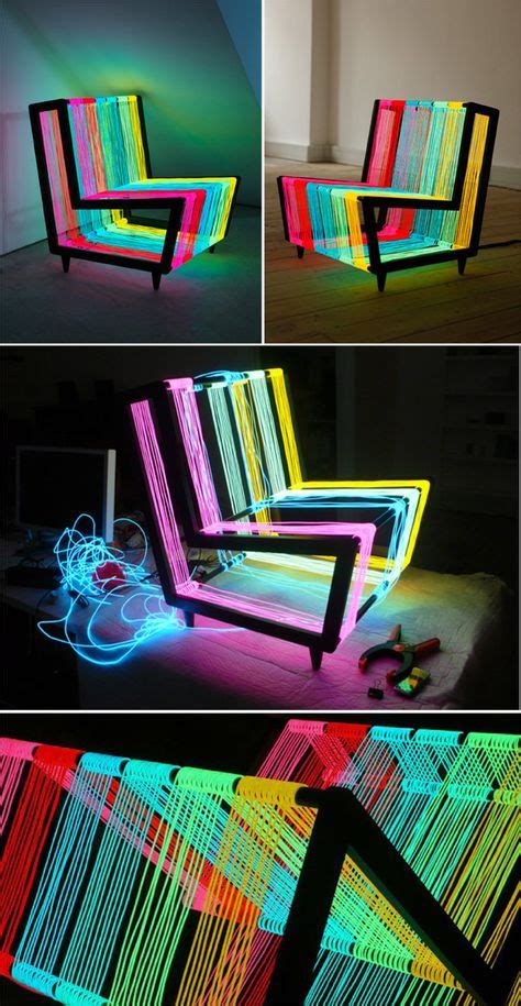 18 Neon Neon Neon Ideas Neon Chair Cool Chairs