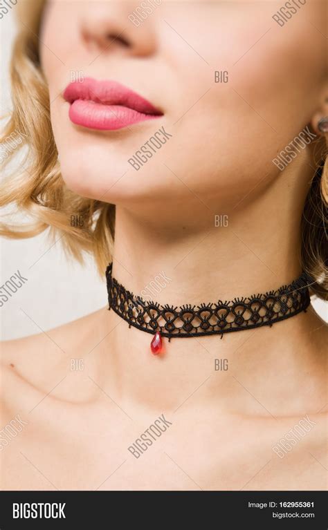 Beautiful Woman Showing Her Neck Image And Photo Bigstock