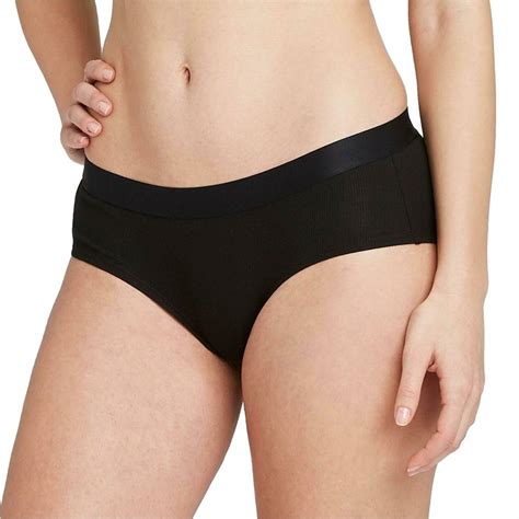 Auden Womens Ribbed Cotton Hipster Underwear