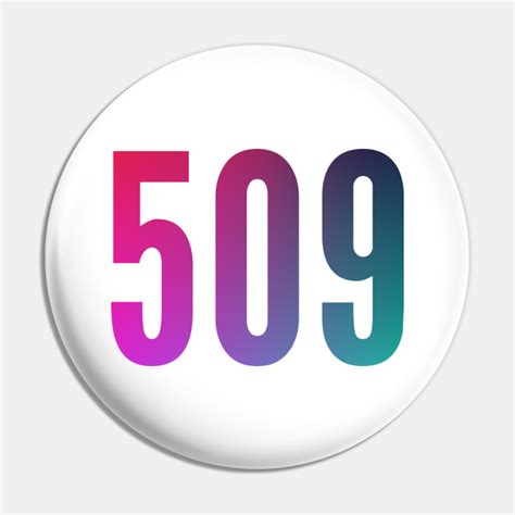 509 Area Code 509 Area Code Pin Teepublic