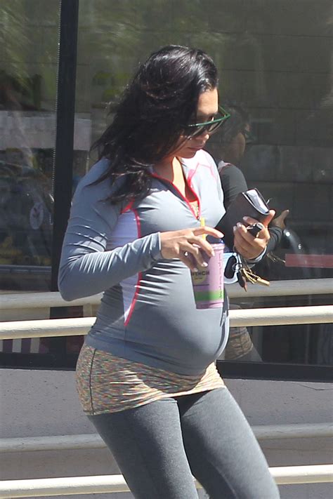 Pregnant Naya Rivera In Tights 19 Gotceleb