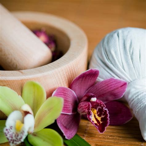 Die Kräuterstempelmassage Eine Traditionelle Thai Massage Mit Hohem