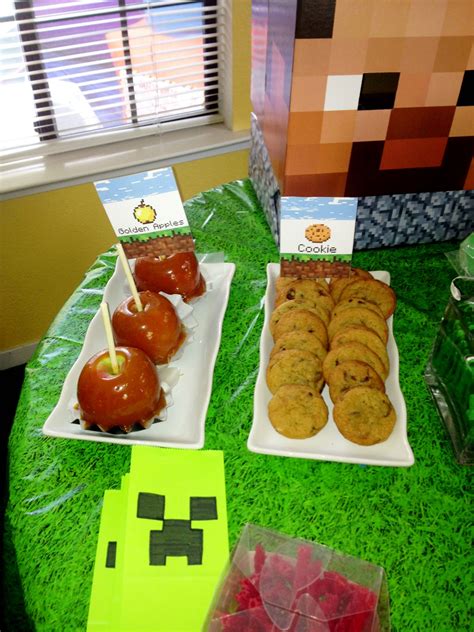 Minecraft Party Food Minecraft Party Favors Minecraft Food Minecraft