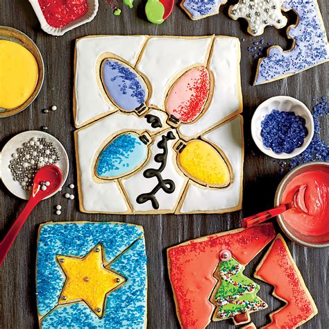 Add flour mixture, beating just until combined. Christmas Cookie Puzzles Recipe | MyRecipes