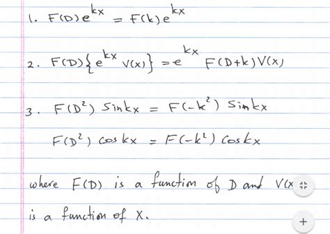 solved f d e kx f k e kx f d {e kx v x } e kx f d
