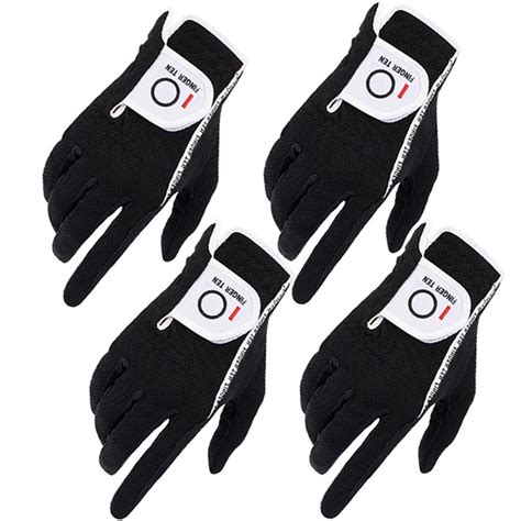 4 Pack Mens Golf Gloves Large Left Hand Right Rain Hot Wet Grip Xl