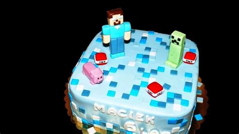Torty Ciasta I Ciasteczka Joli Minecraft Maćka Minecraft Cat Cake