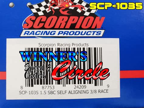 Scorpion Scp1035 Race Series Ra Sb Chevy Self Aligning 15 Ratio 38