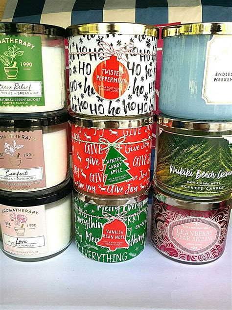 Bath And Body Works 3 Wick Candle 145 Oz You Choose The Scent New