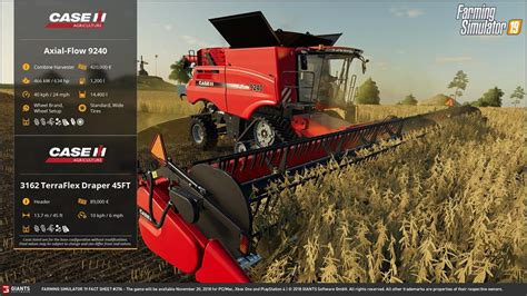 Fs19 Challanger Case Tractor And Combine Farming Simulator 19 Mod